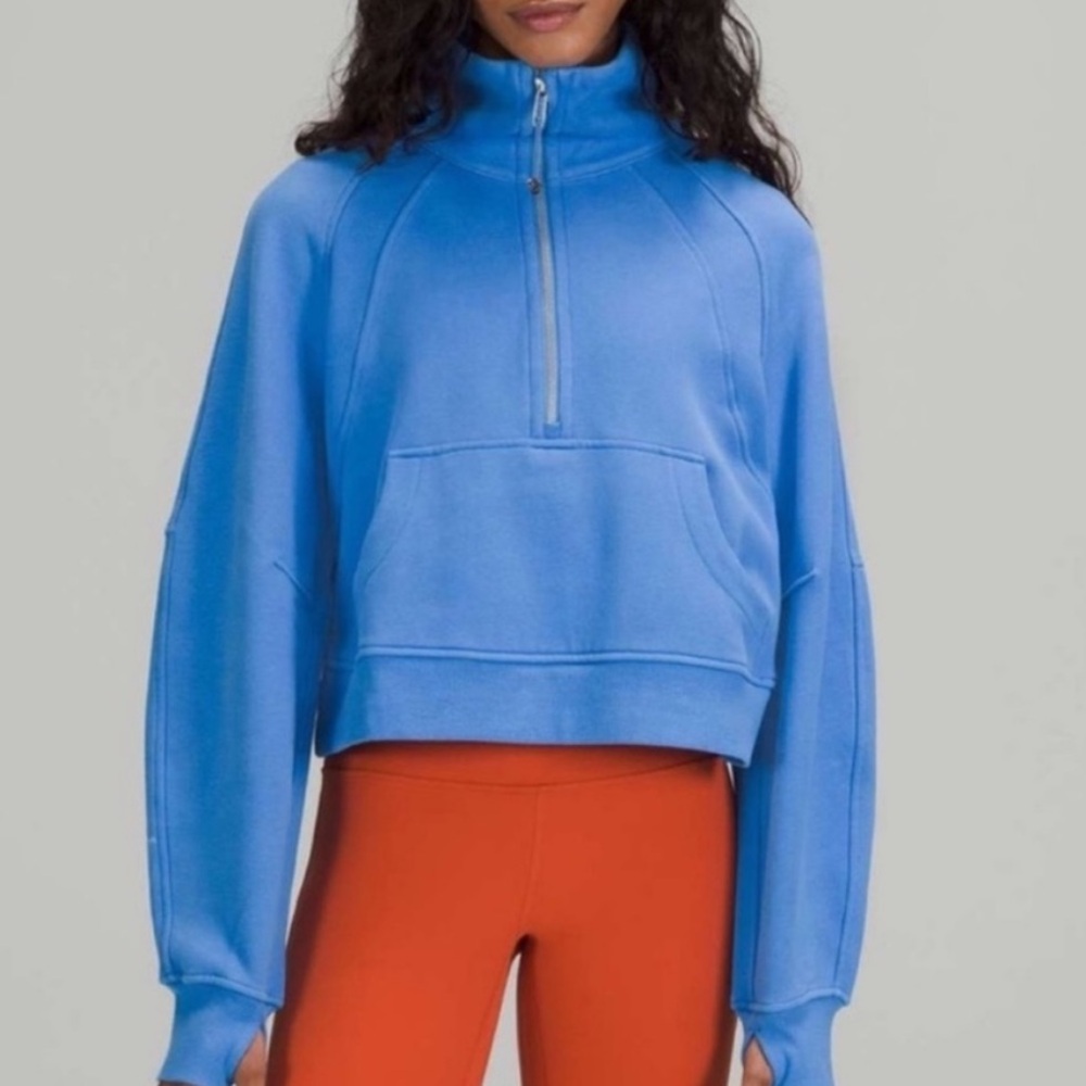 Lululemon Blue Nile Scuba Neck Hoodie